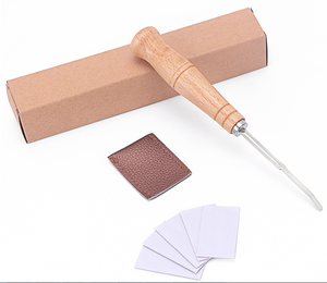 <span class=keywords><strong>Lame</strong></span> de couteau à pain ovale au levain fabriquée à la main manche en bois - Product Image 3