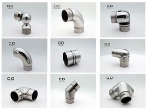 Corrimano in Acciaio Inox Raccordi Adattatore Rotondo Tubo di Supporto <span class=keywords><strong>Per</strong></span> <span class=keywords><strong>Ringhiere</strong></span> Dei Balconi - Product Image 6