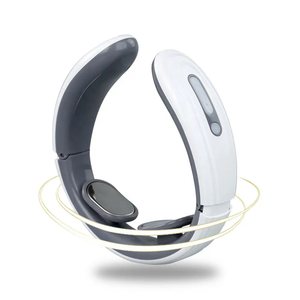 Masseur de cou à impulsions basse fréquence <span class=keywords><strong>TENS</strong></span> |   Masseur cervical intelligent à vibration Shiatsu 4D pour tissus profonds avec 6 modes, sans fil - Product Image 2