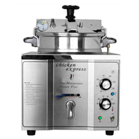 Friteuse à pression commerciale, gaz et électrique, industrielle, pour restaurant KFC, friteuse à poulet frit express, machine à frire Broaster