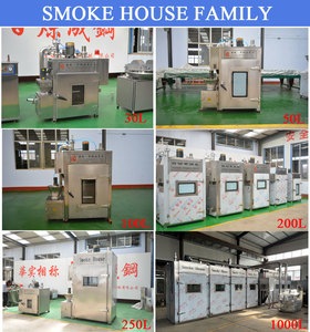 เตาอบรมควั<span class=keywords><strong>น</strong></span>ปลาแซลมอ<span class=keywords><strong>น</strong></span>และไส้กรอกไฟฟ้าอัตโนมัติ เครื่องรมควั<span class=keywords><strong>น</strong></span>ปลา ไก่ อบแห้ง ปรุงอาหาร ขนาด 100 กก. - Product Image 4