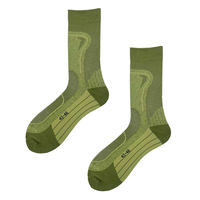 Chaussettes chauffantes en laine mérinos pour hommes, épaisses et thermiques, pour le ski et la randonnée en plein air