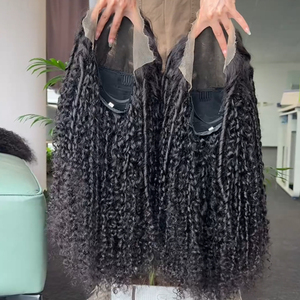 วิกผมหยิกจากเวียดนามวิกผมแท้แบบไม่มีกาวสองชั้น - Product Image 3