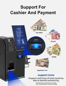 Distributeur de billets et de pièces de monnaie, guichet automatique de paiement <span class=keywords><strong>en</strong></span> libre-service avec lecteur de code-barres, fonction SDK, terminal de paiement de bureau - Product Image 5