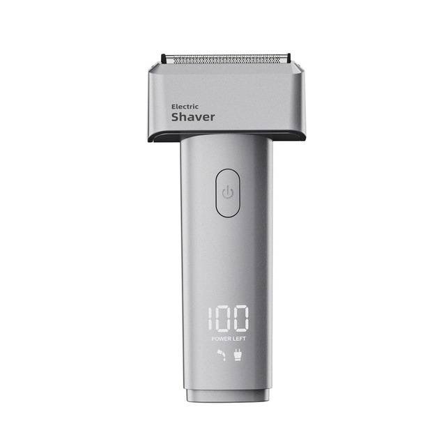 OEM/ODM Portable Mini Digital Rechargeable Electric Foil Shaver IPX7 Waterproof for Men's Beard & Body/Face Household Use