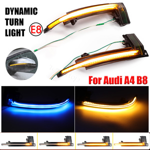 2 Pièces pour Audi A4 A5 S5 B8.5 RS5 RS4 Dynamic Scroll LED Turn Signal Light Sequential Rearview Mirror Indicator Blinker Light - Product Image 6