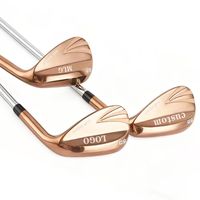 Prix d'usine, haute qualité, OEM personnalisé, club de golf wedge droit pour homme, 52 degrés, forgé, fraisage CNC, finition sablée