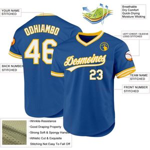 เสื้อเบสบอลคอวีตาข่ายขนาดใหญ่แบบสั่งทำพิเศษ พร้อมปักชื่อและหมายเลข ระบายอากาศได้ดี - Product Image 2