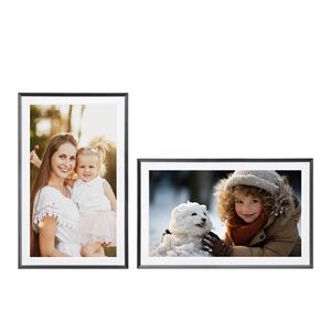 <span class=keywords><strong>Cadre</strong></span> photo numérique personnalisé de 15,6 pouces avec <span class=keywords><strong>grand</strong></span> écran tactile IPS FHD, WiFi, horloge, lecture vidéo, musique, prise en charge de la carte SD et de l'USB - Product Image 3