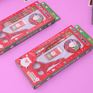 Juego de lápices de Navidad Fábrica al por mayor Juego de regalo de estudiante creativo Lápiz de borrador de color de dibujos animados de Navidad <span class=keywords><strong>Kier</strong></span> Juego de cinco piezas - Product Image 3