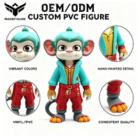 Nouvel ensemble de figurines d'action en vinyle personnalisées Monkey, jouet de collection, fabrication directe d'usine, OEM