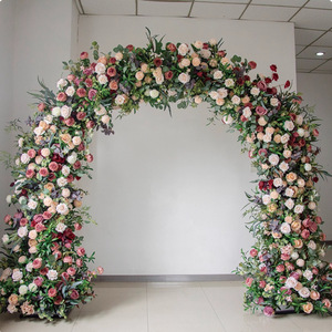 ซุ้มดอกไม้ทำมือขายดี ทนทาน เหมาะสำหรับตกแต่งฉากหลังงานแต่งงาน งานเลี้ยงปีใหม่ งานต้อนรับงานแต่งงาน และตกแต่งล็อบบี้<span class=keywords><strong>โรงแรม</strong></span> - Product Image 1