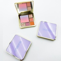 2026 Palettes de fards à paupières pour le commerce transfrontalier, finition mate, nacrée et à paillettes fines, blush, personnalisation OEM/ODM, multi-usages, six couleurs