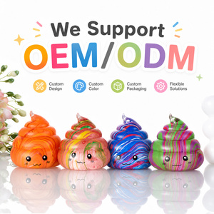 Wholesale Hot sale Flowing Pattern Poop Maltose Squeeze Stress Relief Toy Slow <b>Rebound</b> from Factory OEM/ODM - Product Image 4