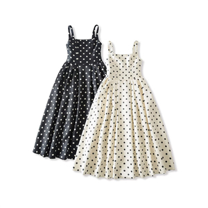 Robe élégante à pois vintage américaine pour femmes, robe de soirée sexy et élégante pour la plage, robe décontractée Vestidos <span class=keywords><strong>3580</strong></span> - Product Image 3
