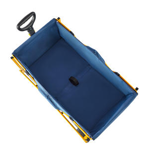 Chariot de camping pliable en aluminium à quatre roues, jaune doré, 94x48x101, pour le shopping, l'extérieur, portable, A301 - Product Image 4