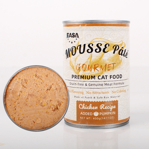 Nourriture humide gourmet en mousse et pâtée, recette poulet et citrouille, nourriture humide douce et nutritive <span class=keywords><strong>pour</strong></span> chiots, chatons, chiens et chats adultes, personnalisation OEM ODM - Product Image 2
