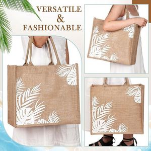 Customized Natural and Environmentally Friendly Jute Bag with Large Capacity Shopping Bag - Product Image 4