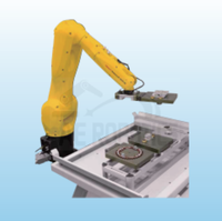 Robot Industrial Compacto de 6 Ejes FANUC LR-10iA/10, IP67 Totalmente Cerrado para Manipulación de Materiales