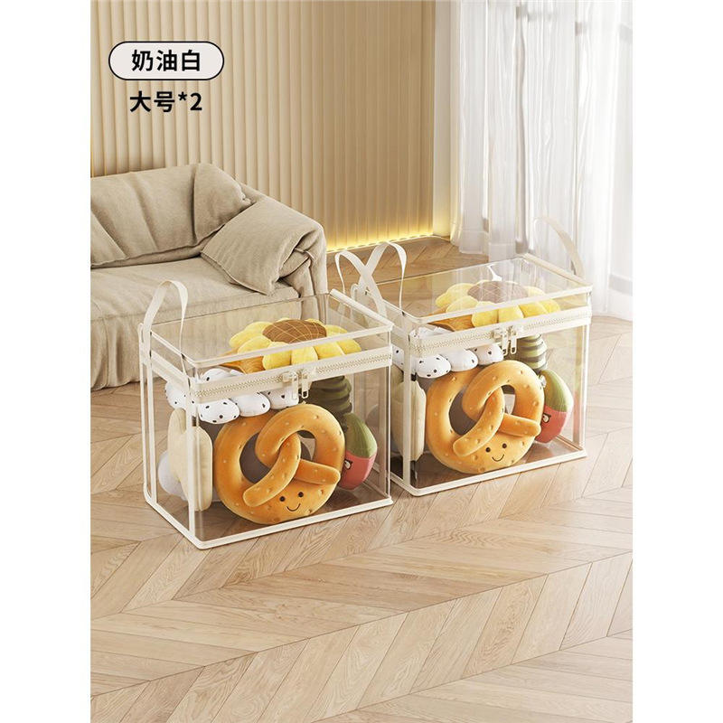 ครีมไวท์ - ขนาดใหญ่ (สองแพ็ค) โปร่งใสกันฝุ่น