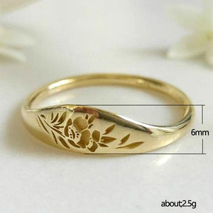 Anello con Motivo per Donne, Accessorio da Dito Semplice e alla Moda per Uso Quotidiano - Product Image 5