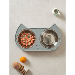 Set di ciotole e mangiatoie per animali domestici a forma di animale 2 pezzi - Product Image 1