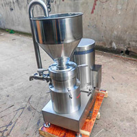 Broyeur Colloïdal Industriel Sanitaire en Acier Inoxydable de Qualité Alimentaire pour Blé, Lait d'Amande, Sésame, Noix, Soja et Viande