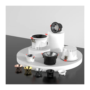 Plafonniers en aluminium blanc et noir de 75 mm, 90 mm, 120 mm, 140 mm, 160 mm, 190 mm avec driver isolé pour <span class=keywords><strong>faux</strong></span> <span class=keywords><strong>plafond</strong></span> COB - Product Image 6