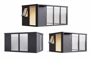 Cocovia – Fournisseur Direct – Cabine Modulaire Préfabriquée Moderne <span class=keywords><strong>en</strong></span> Alliage d'Aluminium à Montage Facile pour Bureau <span class=keywords><strong>de</strong></span> <span class=keywords><strong>Jardin</strong></span> ou Pod - Product Image 3