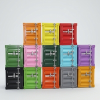 Meuble de rangement vintage en métal personnalisable pour la décoration de bar, armoire créative en conteneur, décoration DIY pour la maison