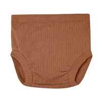Pantalones cortos personalizados para bebé recién nacido, ropa interior, bombachos acanalados