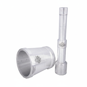 Mortero y Maja Rectos y Sólidos, Utensilio de Cocina, Mortero y Maja de Aluminio - Product Image 1