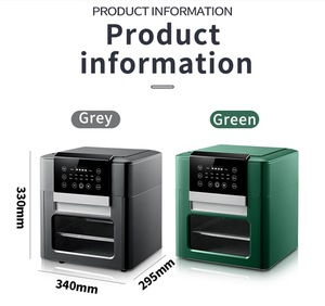 Freidora de Aire Eléctrica Industrial sin Aceite de 12 L con Ventana Visible - Product Image 6