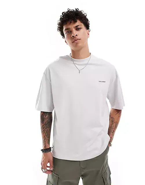 VS Clothing Cotton Loose Fit Little Drop Shoulder Brand Blank Men T Shirt Oversized T-shirt Custom for Men