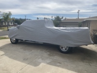 Housse de protection intégrale pour pick-up en tissu Oxford toutes saisons, imperméable, protège la peinture de la voiture, 90 % de rejet UV, anti-soleil, anti-poussière, tailles personnalisées