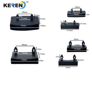 Tapas de plástico de repuesto para soporte de listón de cama, negras, 67mm de longitud - Product Image 6