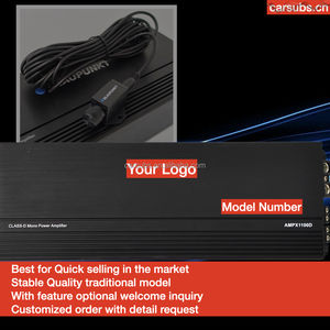 AMPX1100D amplificateur <span class=keywords><strong>mono</strong></span> stéréo de voiture 3800W 1D amplificateur de caisson de basses puissant classe D amplificateur de voiture monobloc - Product Image 6