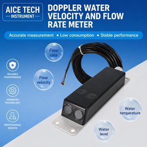 Medidor de Flujo Ultrasónico Doppler de Canal Abierto Aice Tech (sin Host), Sensores IoT para Instrumentos de Medición de Velocidad - Product Image 1