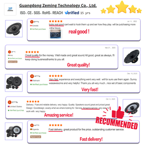 คุณภาพเสียงดี ลำโพงคอมโพเนนต์ 2 ทาง ขนาด 6.5 นิ้ว ลำโพงเบสติดรถยนต์ ลำโพงติดประตูรถยนต์ - Product Image 4