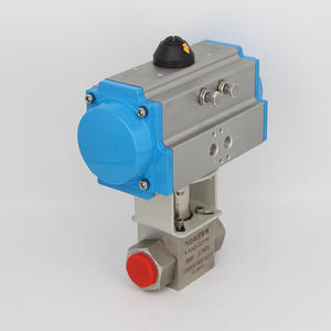 Vanne à bille pneumatique à haute pression en acier inoxydable 304 Q611F-320, filetée, d'arrêt, pour le remplissage de gaz naturel, haute vanne - Product Image 2