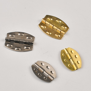 Furniture Hinge Iron Surface Mount Traditional Style Durable Plated H Type For Wooden <b>Boxes</b> <b>Packaging</b> Luggage Hardware - Product Image 4
