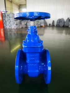 Dễ uốn sắt mặt bích Van cổng 6inch điện cống Van cổng thiết bị oper nước Van cổng chất thải RV Van cổng bs5163 - Product Image 5