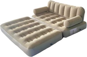 Outdoor <b>Camping</b> Foldable <b>Inflatable</b> <b>Sofa</b> Raised Backrest Automatic Inflation Thickened Napping <b>Sofa</b> Bed Home Use Modern - Product Image 1