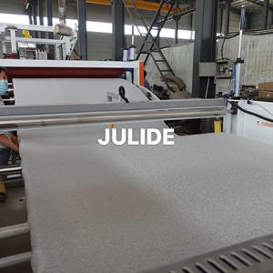 Machine de production de matelas respirants en mousse WPC, latex, <span class=keywords><strong>EVA</strong></span>, PE, TPE/TPEE/POE, automatique et personnalisée, avec moteur Siemens JULIDE - Product Image 5