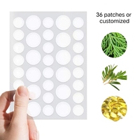 Patch anti-bouton OEM Arbre à thé Hydrocolloïde jaune clair Microneedle Grand traitement des taches d'acné Patchs anti-bouton en étoile