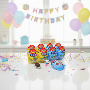 Suministro Directo de Fábrica OEM Halal, Dulce Divertido de Marca Personalizada, Juguete de <span class=keywords><strong>Chocolate</strong></span> con Forma de Huevo, Caramelo de Dibujos Animados para Niños de 12 Meses - Product Image 5