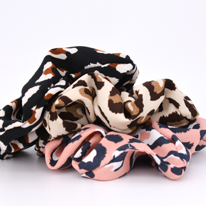 Custom Printed girls elastic bands for hair gums hair spot Colour de logo with petty MOQ - Product Image 3