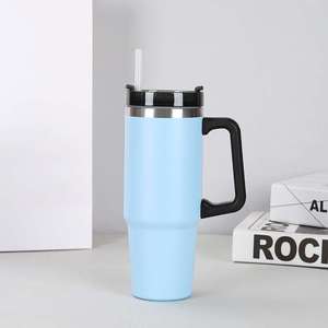 30oz Stainless Steel Insulated <b>Straw</b> Cup - Product Image 3