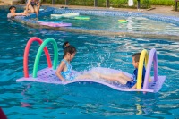 Tapis flottant en EVA épais et durable, imperméable, avec trous, écologique, en mousse haute densité, pour piscine, fête et lac