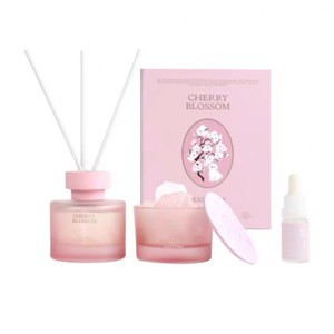 ชุดน้ำหอมปรับอากาศไวลด์บีสท์โฮม กลิ่นเชอร์รี่บลอสซัม ขนาด 120 มล. บรรจุในขวดแก้ว พร้อมคริสตัลและก้านไม้หอม สำหรับใช้ภายในอาคาร - Product Image 4